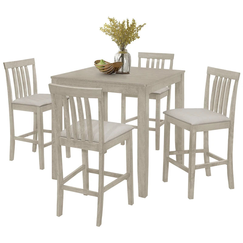Ensemble de salle à manger CraftPorch de 5 pièces à hauteur de comptoir