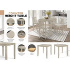 Ensemble de salle à manger CraftPorch de 5 pièces à hauteur de comptoir