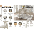Ensemble de salle à manger CraftPorch de 5 pièces à hauteur de comptoir