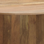 WYNDENHALL Hillmount Table basse ronde contemporaine 36 pouces en bois de manguier massif et entièrement assemblée - 36p x 36L x 14h