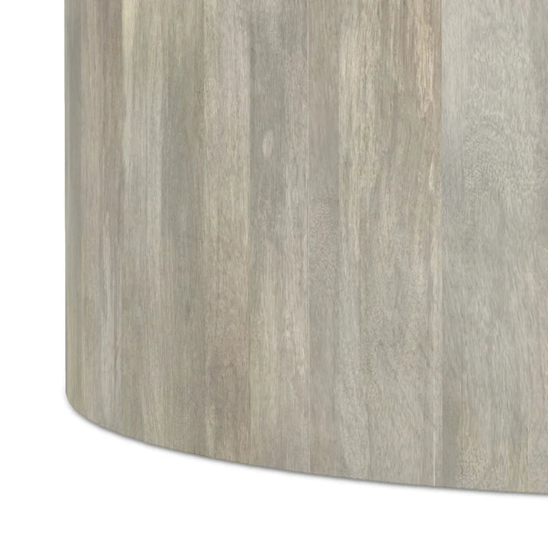 WYNDENHALL Hillmount Table basse ronde contemporaine 36 pouces en bois de manguier massif et entièrement assemblée - 36p x 36L x 14h