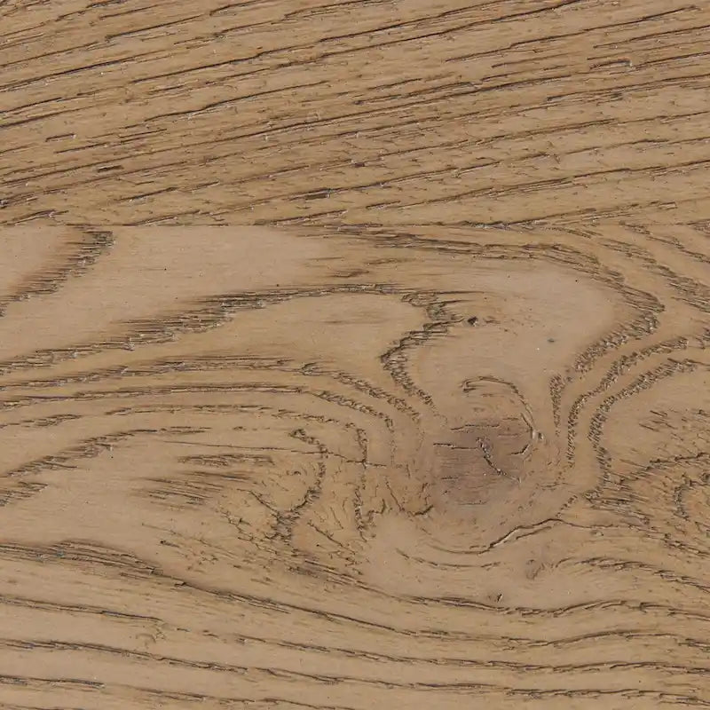 Meuble TV large Eden 70 avec tiroir central ouvert, Dune rustique