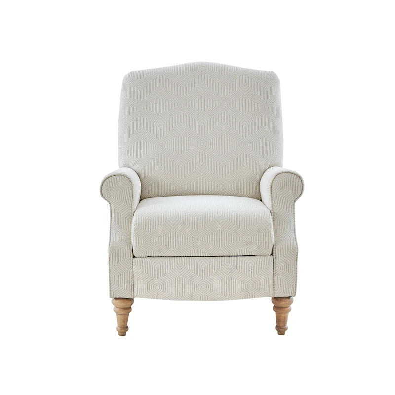 Fauteuil inclinable à dossier poussé, ivoire, une place