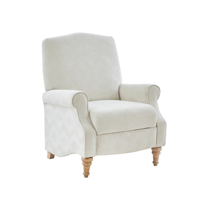 Fauteuil inclinable à dossier poussé, ivoire, une place
