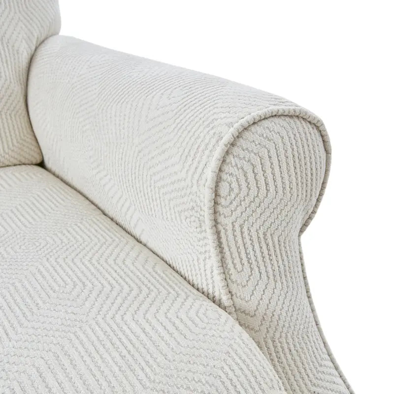 Fauteuil inclinable à dossier poussé, ivoire, une place