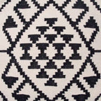 Pouf Lizardo beige et noir