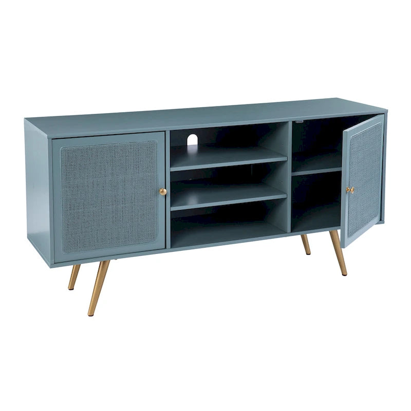 Meuble TV multimédia de style transitionnel Ainsworth de SEI Furniture, pour téléviseurs jusqu'à 56 pouces