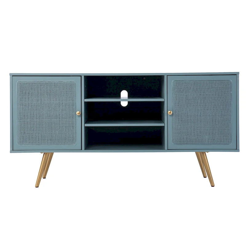 Meuble TV multimédia de style transitionnel Ainsworth de SEI Furniture, pour téléviseurs jusqu'à 56 pouces