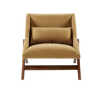Fauteuil Turi moutarde/noyer INK+IVY
