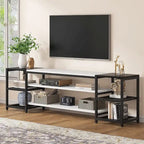 Meuble TV de 78 pouces, meuble de divertissement, console TV