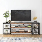 Meuble TV de 78 pouces, meuble de divertissement, console TV