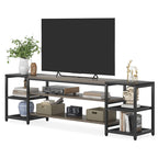 Meuble TV de 78 pouces, meuble de divertissement, console TV