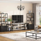 Meuble TV de 78 pouces, meuble de divertissement, console TV