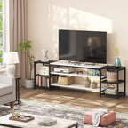 Meuble TV de 78 pouces, meuble de divertissement, console TV