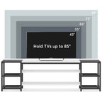 Meuble TV de 78 pouces, meuble de divertissement, console TV