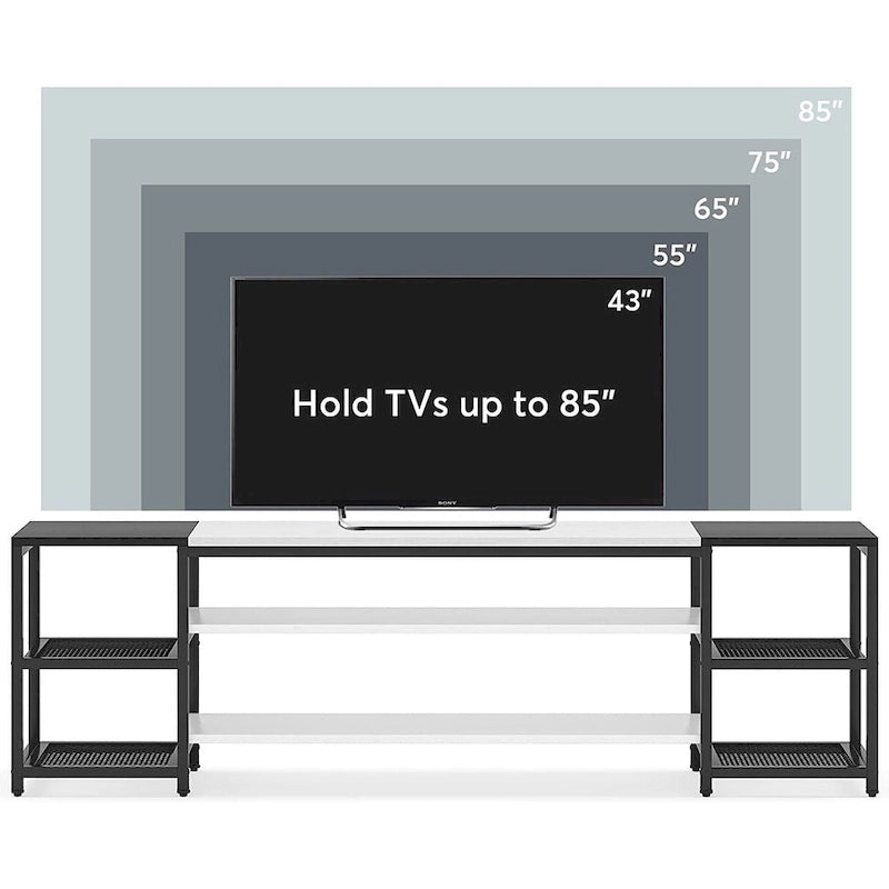 Meuble TV de 78 pouces, meuble de divertissement, console TV