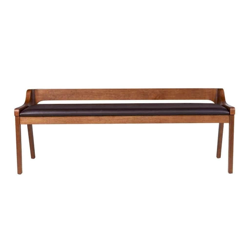 Banc de salle à manger en bois Rasmus Mid Century