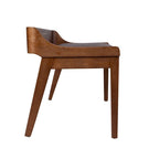 Banc de salle à manger en bois Rasmus Mid Century