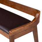 Banc de salle à manger en bois Rasmus Mid Century