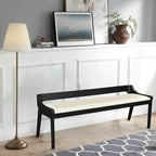 Banc de salle à manger en bois Rasmus Mid Century