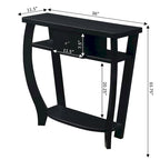 Table console Dorchester Newport 1 tiroir avec étagère de Convenience Concepts