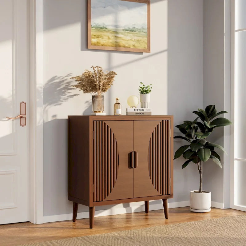 Buffet/bahut moderne marron Cosiest avec armoire de rangement