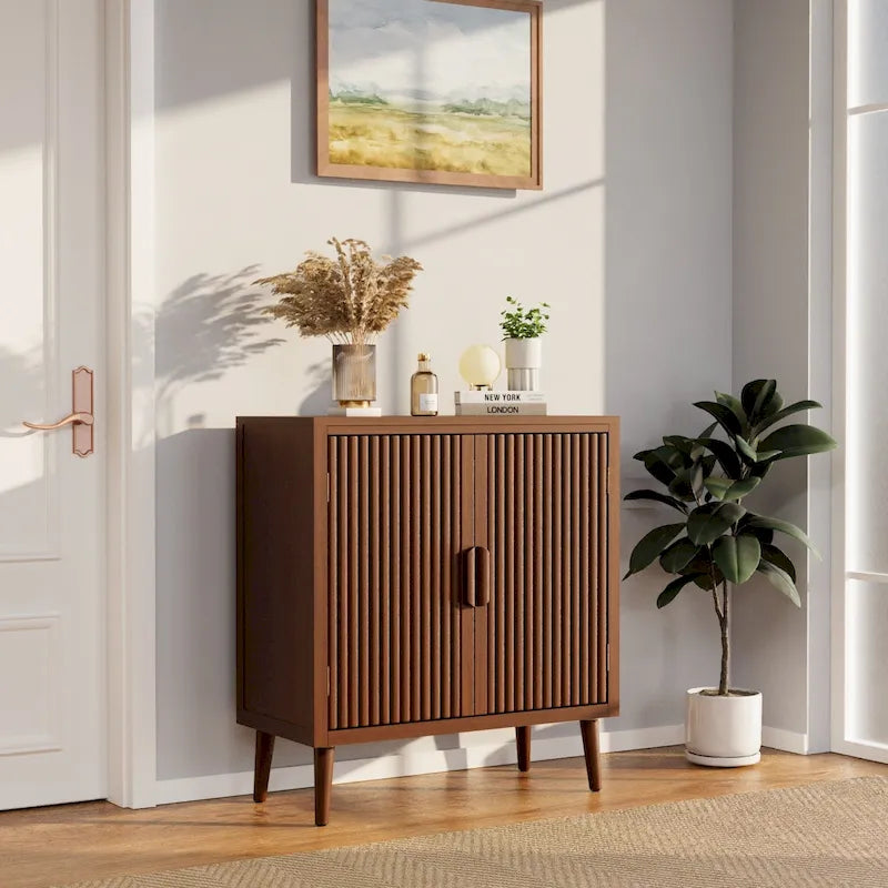 Buffet/bahut moderne marron Cosiest avec armoire de rangement