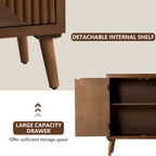 Buffet/bahut moderne marron Cosiest avec armoire de rangement