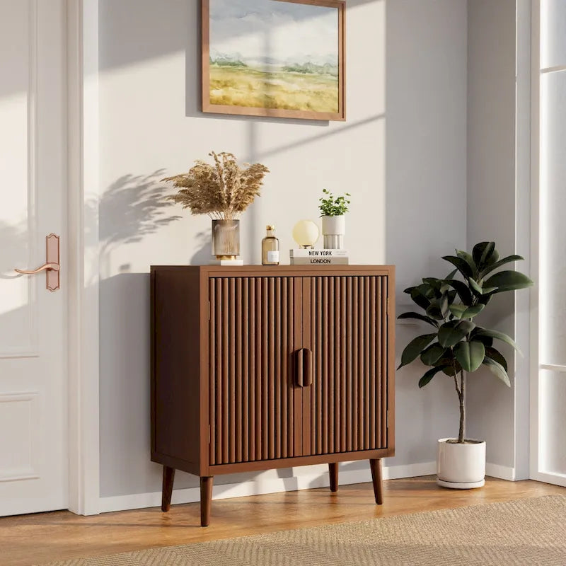 Buffet/bahut moderne marron Cosiest avec armoire de rangement