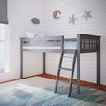 Lit mezzanine bas Max and Lily de taille double