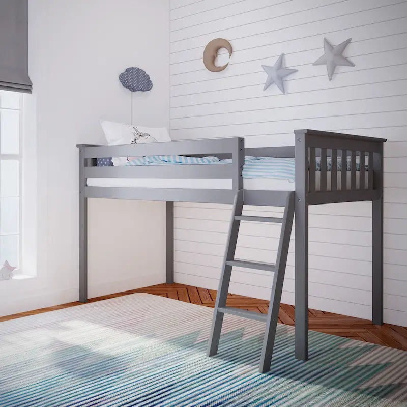 Lit mezzanine bas Max and Lily de taille double