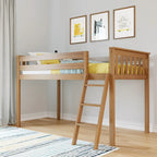 Lit mezzanine bas Max and Lily de taille double