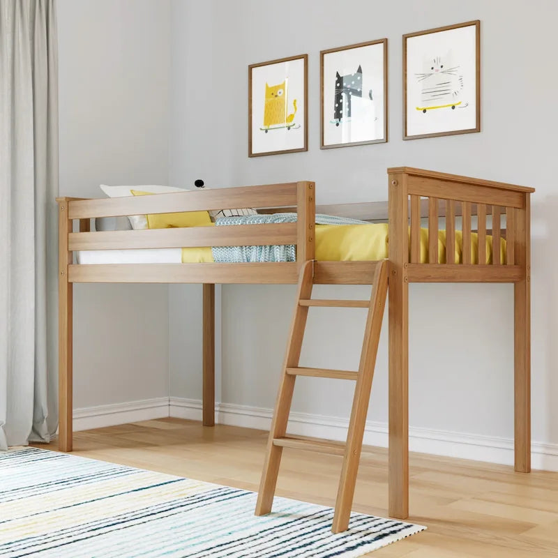 Lit mezzanine bas Max and Lily de taille double