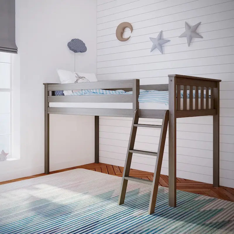 Lit mezzanine bas Max and Lily de taille double