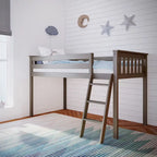 Lit mezzanine bas Max and Lily de taille double