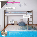 Lit mezzanine bas Max and Lily de taille double