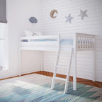 Lit mezzanine bas Max and Lily de taille double