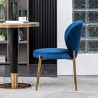 Roundhill Furniture Amoa – Ensemble de salle à manger contemporain 3 pièces, table ronde blanche et 2 chaises