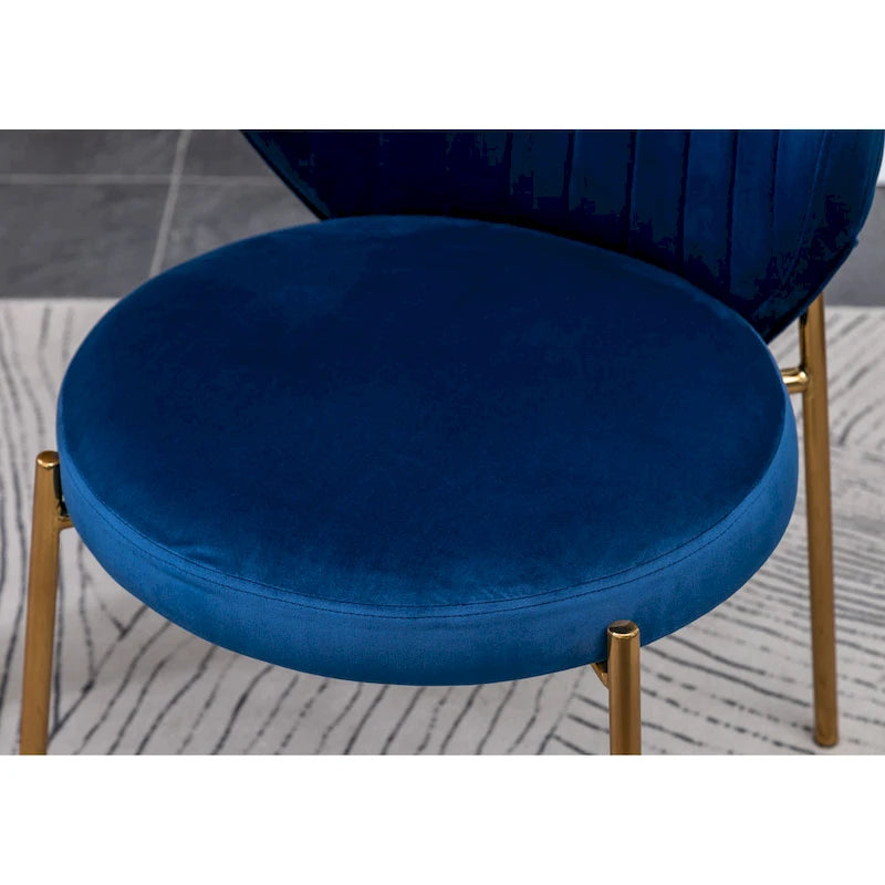 Roundhill Furniture Amoa – Ensemble de salle à manger contemporain 3 pièces, table ronde blanche et 2 chaises
