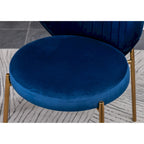 Roundhill Furniture Amoa – Ensemble de salle à manger contemporain 3 pièces, table ronde blanche et 2 chaises