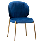Roundhill Furniture Amoa – Ensemble de salle à manger contemporain 3 pièces, table ronde blanche et 2 chaises