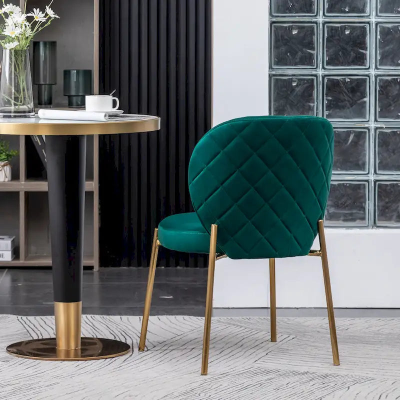 Roundhill Furniture Amoa – Ensemble de salle à manger contemporain 3 pièces, table ronde blanche et 2 chaises