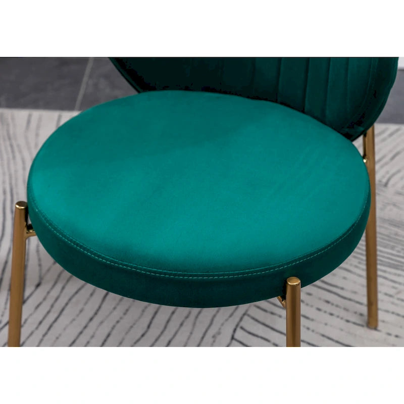 Roundhill Furniture Amoa – Ensemble de salle à manger contemporain 3 pièces, table ronde blanche et 2 chaises