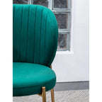 Roundhill Furniture Amoa – Ensemble de salle à manger contemporain 3 pièces, table ronde blanche et 2 chaises
