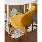 Roundhill Furniture Amoa – Ensemble de salle à manger contemporain 3 pièces, table ronde blanche et 2 chaises