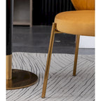 Roundhill Furniture Amoa – Ensemble de salle à manger contemporain 3 pièces, table ronde blanche et 2 chaises