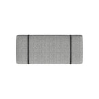 Banc rembourré HomePop avec piètement en métal – Boucle crème