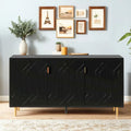 Meuble TV, console avec étagères réglables, buffet de rangement pour salon