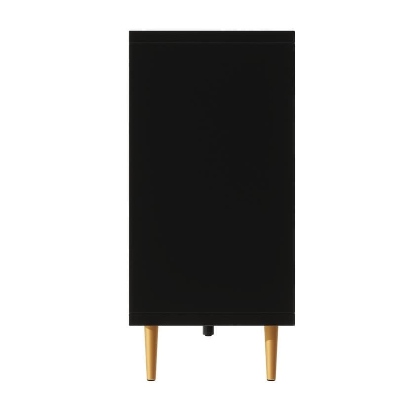 Meuble TV, console avec étagères réglables, buffet de rangement pour salon