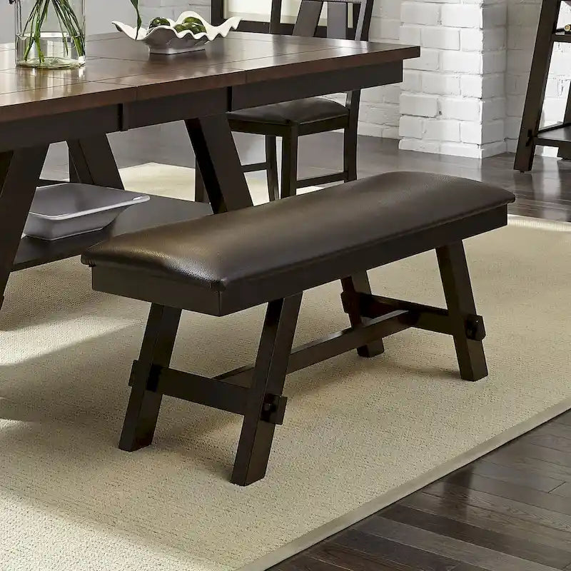 Banc Lawson en expresso foncé